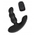 Черный силиконовый стимулятор простаты Levett Nitoc с пультом ДУ - Levett - в Ставрополе купить с доставкой