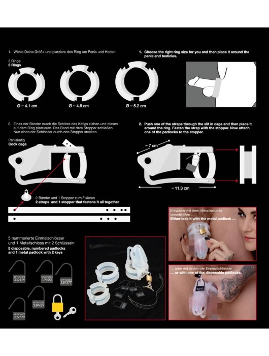 Набор для мужского пояса верности Cock Cage Set - Orion - купить с доставкой в Ставрополе