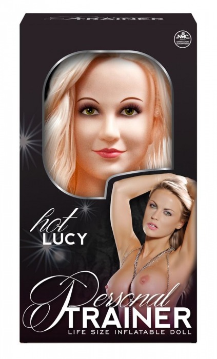 Надувная кукла с вибрацией и 2 любовными отверстиями Hot Lucy Lifesize Love Doll - NMC - в Ставрополе купить с доставкой