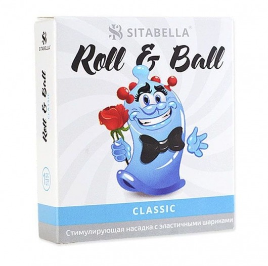 стимулирующий презерватив-насадка Roll   Ball Classic - Sitabella - купить с доставкой в Ставрополе