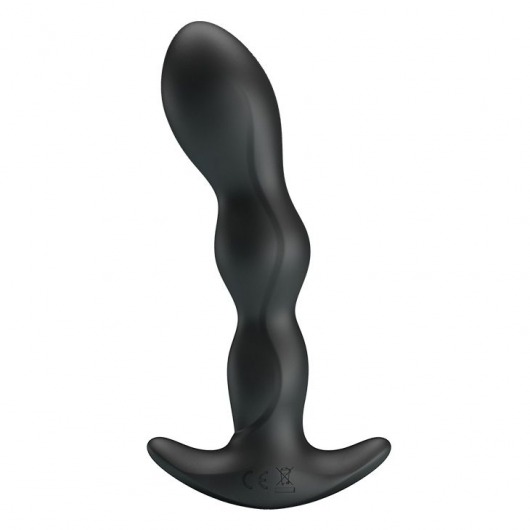 Черный анальный стимулятор простаты с вибрацией Special Anal Massager - 14,5 см. - Baile - в Ставрополе купить с доставкой