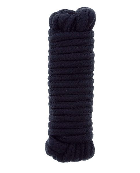 Чёрная веревка для связывания BONDX LOVE ROPE - 5 м. - Dream Toys - купить с доставкой в Ставрополе