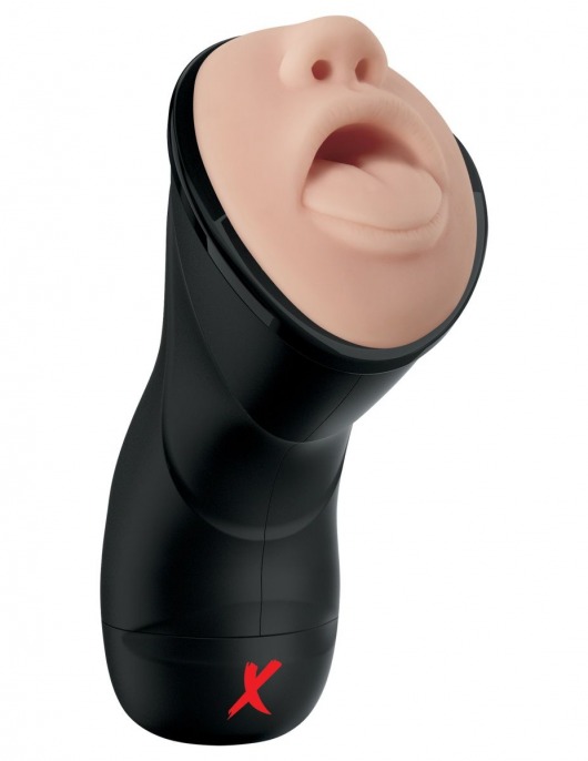 Мастурбатор-ротик Deep Throat Vibrating Stroker - Pipedream - в Ставрополе купить с доставкой