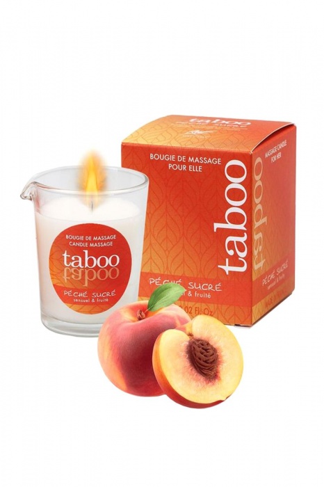 Массажное аромамасло с афродизиаками для женщин RUF Taboo Peche sucre - 60 гр. - RUF - купить с доставкой в Ставрополе