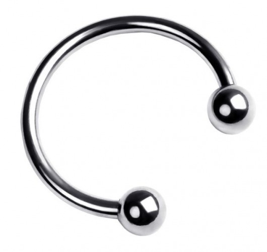 Серебристая подкова на головку пениса - ToyFa - купить с доставкой в Ставрополе