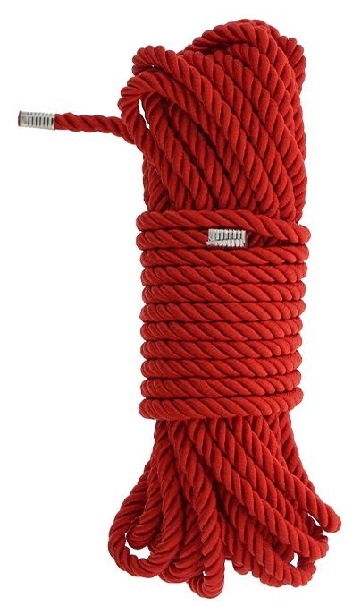 Красная веревка DELUXE BONDAGE ROPE - 10 м. - Dream Toys - купить с доставкой в Ставрополе