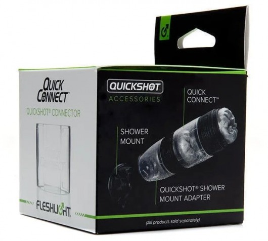 Коннектор для мастурбаторов серии Quickshot - Quick Connect - Fleshlight - в Ставрополе купить с доставкой