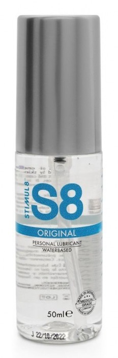 Универсальный лубрикант на водной осноdе S8 Original Lube - 50 мл. - Stimul8 - купить с доставкой в Ставрополе