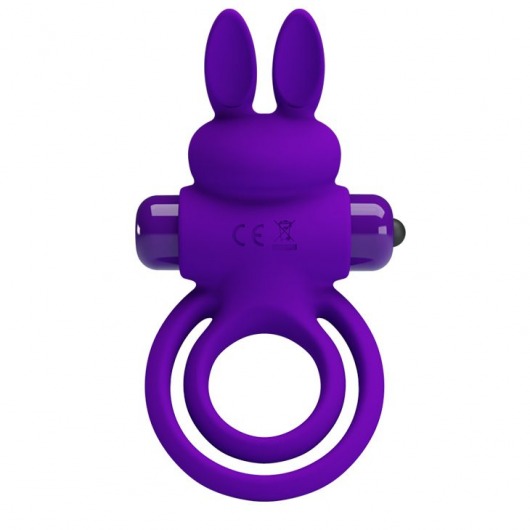 Фиолетовое эрекционное кольцо с вибростимуляцией клитора Vibrant Penis Ring III - Baile - в Ставрополе купить с доставкой