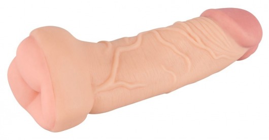 Телесная насадка-мастурбатор 2-in-1 Extension Masturbator - 21 см. - Orion - в Ставрополе купить с доставкой