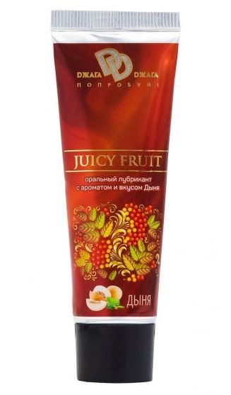 Интимный съедобный лубрикант JUICY FRUIT с ароматом дыни - 30 мл. - БиоМед - купить с доставкой в Ставрополе