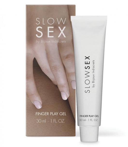 Гель для мастурбации с ароматом кокоса Slow Sex Finger Play Gel - 30 мл. - Bijoux Indiscrets - купить с доставкой в Ставрополе