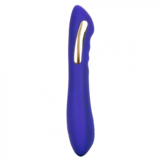 Фиолетовый вибратор с электростимуляцией Intimate E-Stimulator Petite Wand - 18,5 см. - California Exotic Novelties - купить с доставкой в Ставрополе