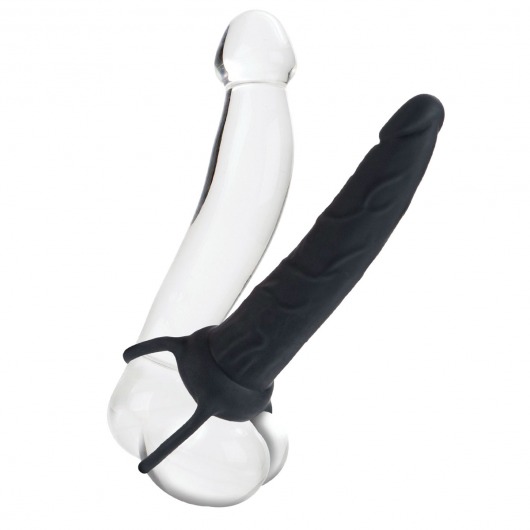 Насадка на пенис Silicone Love Rider Dual Penetrator для двойного проникновения - 14 см. - California Exotic Novelties - в Ставрополе купить с доставкой