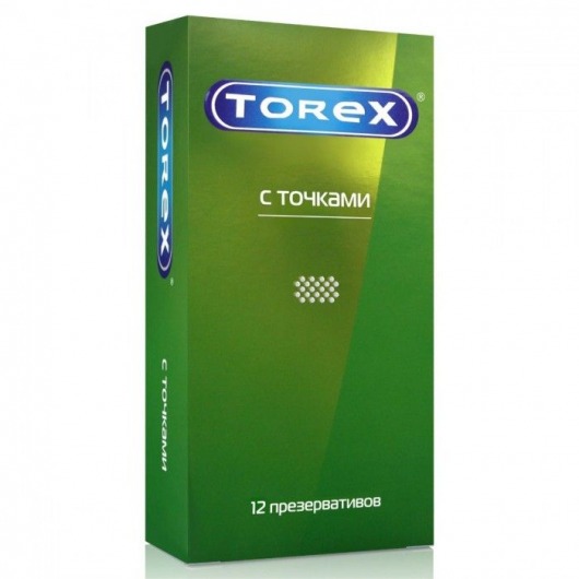 Текстурированные презервативы Torex  С точками  - 12 шт. - Torex - купить с доставкой в Ставрополе