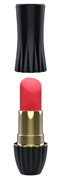 Клиторальный стимулятор-помада LIPSTICK - 9,3 см. - Dream Toys - купить с доставкой в Ставрополе