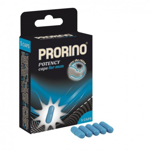 БАД для мужчин ero black line PRORINO Potency Caps for men - 5 капсул - Ero - купить с доставкой в Ставрополе