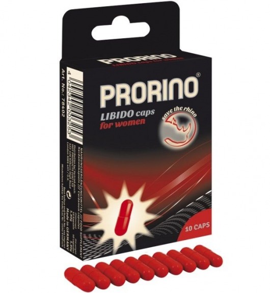 БАД для женщин ero black line PRORINO Libido Caps - 10 капсул - Ero - купить с доставкой в Ставрополе