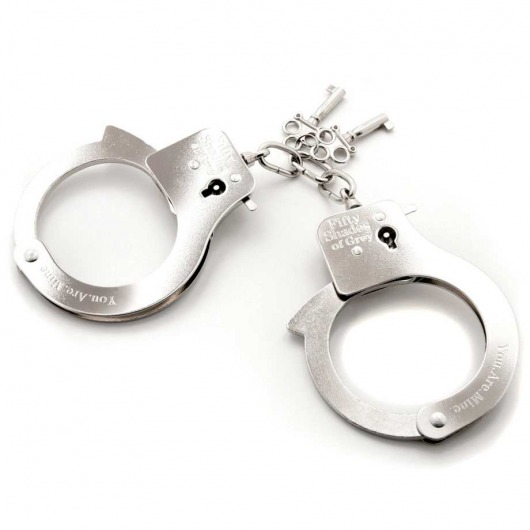 Металлические наручники Metal Handcuffs - Fifty Shades of Grey - купить с доставкой в Ставрополе