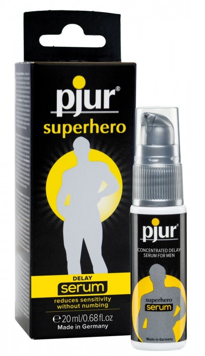 Сыворотка-пролонгатор pjur SUPERHERO Delay Serum - 20 мл. - Pjur - купить с доставкой в Ставрополе