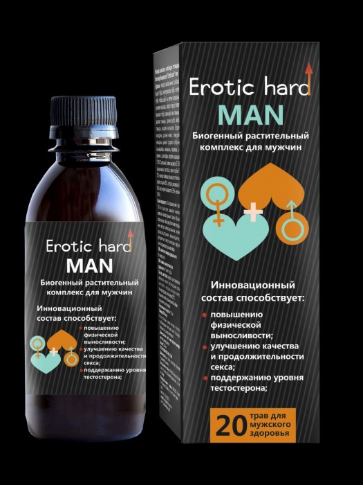 Мужской биогенный концентрат для усиления эрекции Erotic hard Man - 250 мл. - Erotic Hard - купить с доставкой в Ставрополе