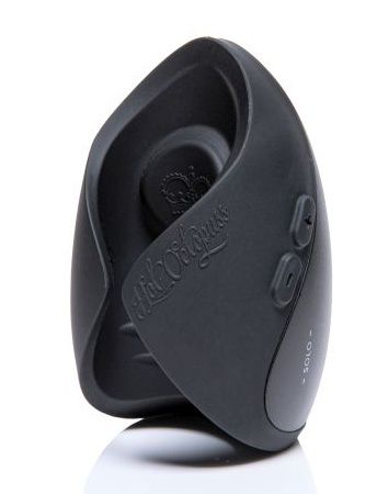 Черный инновационный мужской вибратор PULSE SOLO ESSENTIAL - Hot Octopuss - в Ставрополе купить с доставкой