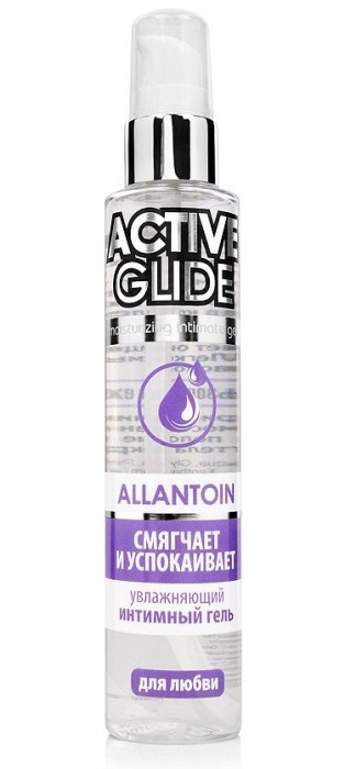 Увлажняющий интимный гель Active Glide Allantoin - 100 гр. - Биоритм - купить с доставкой в Ставрополе