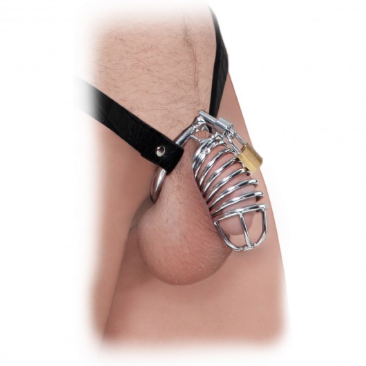 Кольцо верности Extreme Chastity Belt с фиксацией головки - Pipedream - купить с доставкой в Ставрополе