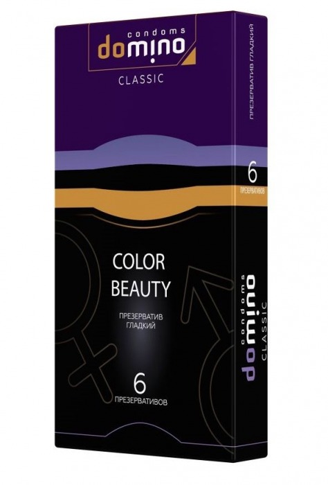 Разноцветные презервативы DOMINO Colour Beauty - 6 шт. - Domino - купить с доставкой в Ставрополе