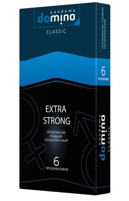 Суперпрочные презервативы DOMINO Extra Strong - 6 шт. - Domino - купить с доставкой в Ставрополе
