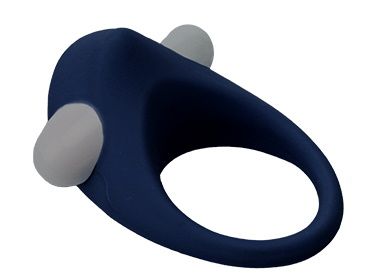 Гладкое синее эрекционное виброкольцо STIMU RING - Dream Toys - в Ставрополе купить с доставкой