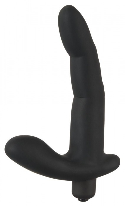 Черный вибромассажер простаты Naughty Finger Prostate Vibe - 13,8 см. - Orion - в Ставрополе купить с доставкой
