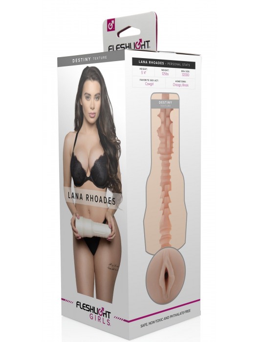 Мастурбатор-вагина Fleshlight Girls - Lana Rhoades Destiny - Fleshlight - в Ставрополе купить с доставкой