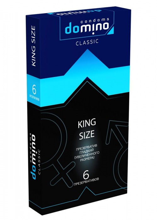 Презервативы увеличенного размера DOMINO Classic King size - 6 шт. - Domino - купить с доставкой в Ставрополе