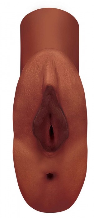 Коричневый мастурбатор Perfect Pussy Double Stroker - Pipedream - в Ставрополе купить с доставкой