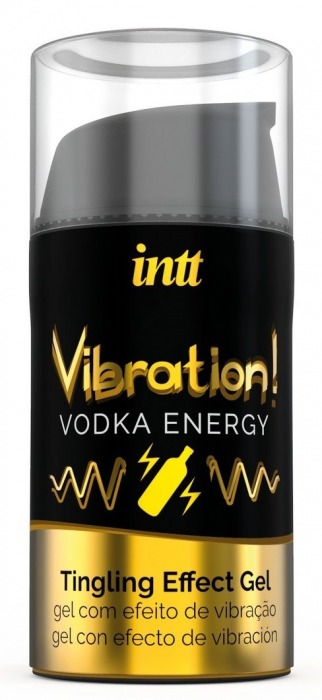 Жидкий интимный гель с эффектом вибрации Vibration! Vodka Energy - 15 мл. - INTT - купить с доставкой в Ставрополе