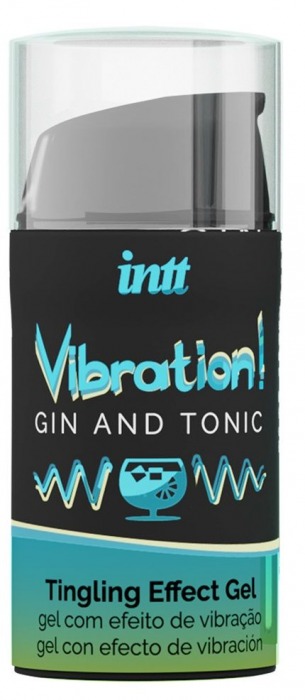 Жидкий интимный гель с эффектом вибрации Vibration! Gin   Tonic - 15 мл. - INTT - купить с доставкой в Ставрополе