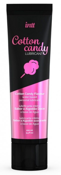 Интимный гель на водной основе Cotton Candy Lubricant - 100 мл. - INTT - купить с доставкой в Ставрополе