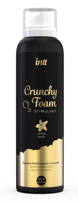 Пенка для массажа Crunchy Foam Stimulant Vanilla - 100 мл. - INTT - купить с доставкой в Ставрополе