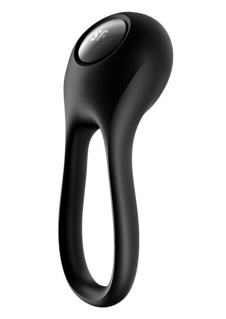 Черное эрекционное виброкольцо Majestic Duo - Satisfyer - в Ставрополе купить с доставкой