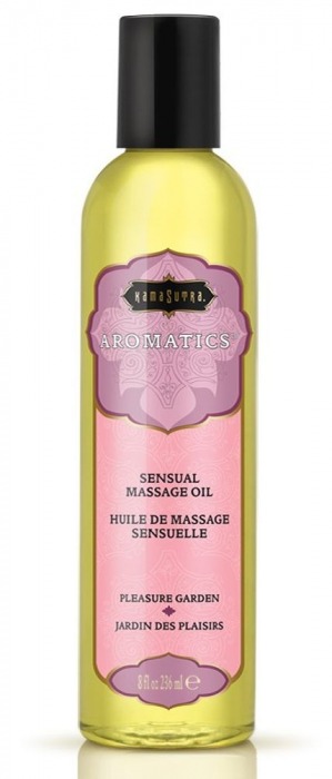 Массажное масло с цветочным ароматом Pleasure Garden - 236 мл. - Kama Sutra - купить с доставкой в Ставрополе