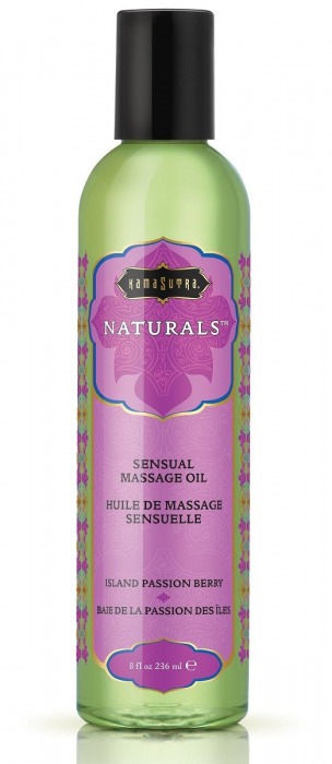 Массажное масло Naturals Island Passion Berry с ароматом тропических фруктов - 236 мл. - Kama Sutra - купить с доставкой в Ставрополе