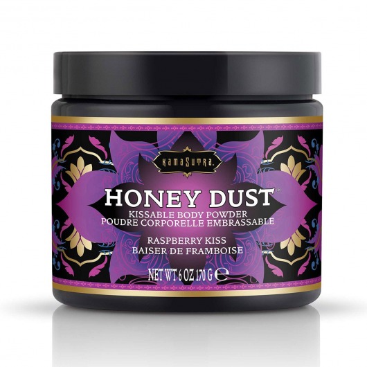 Пудра для тела Honey Dust Body Powder с ароматом малины - 170 гр. - Kama Sutra - купить с доставкой в Ставрополе