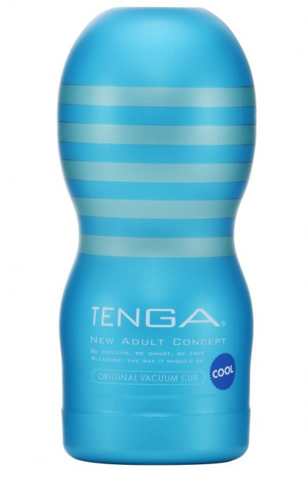 Мастурбатор с охлаждающей смазкой TENGA Original Vacuum Cup Cool - Tenga - в Ставрополе купить с доставкой