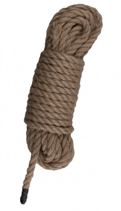 Пеньковая веревка для связывания Hemp Rope - 5 м. - Easy toys - купить с доставкой в Ставрополе