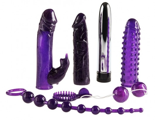 Набор фиолетовых стимуляторов Imperial Rabbit Kit - Toy Joy - купить с доставкой в Ставрополе