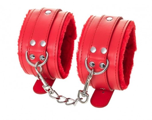 Красные оковы Anonymo из искусственной кожи - ToyFa - купить с доставкой в Ставрополе