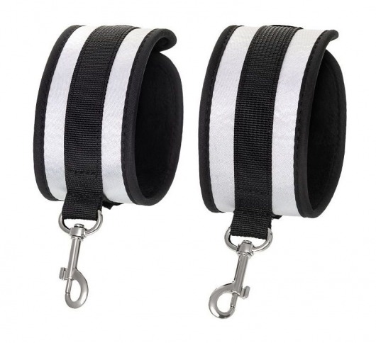 Серебристо-черные оковы Anonymo - ToyFa - купить с доставкой в Ставрополе