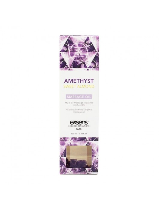 Органическое массажное масло AMETHYST SWEET ALMOND - 100 мл. - Exsens - купить с доставкой в Ставрополе