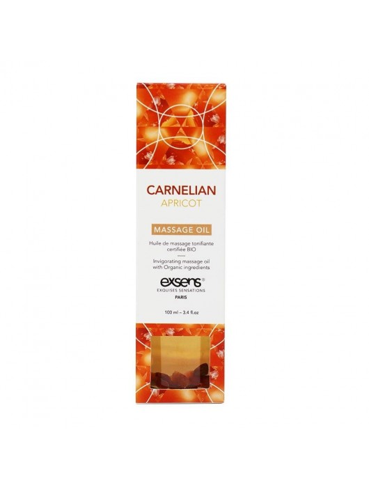 Органическое массажное масло CARNELIAN APRICOT - 100 мл. - Exsens - купить с доставкой в Ставрополе